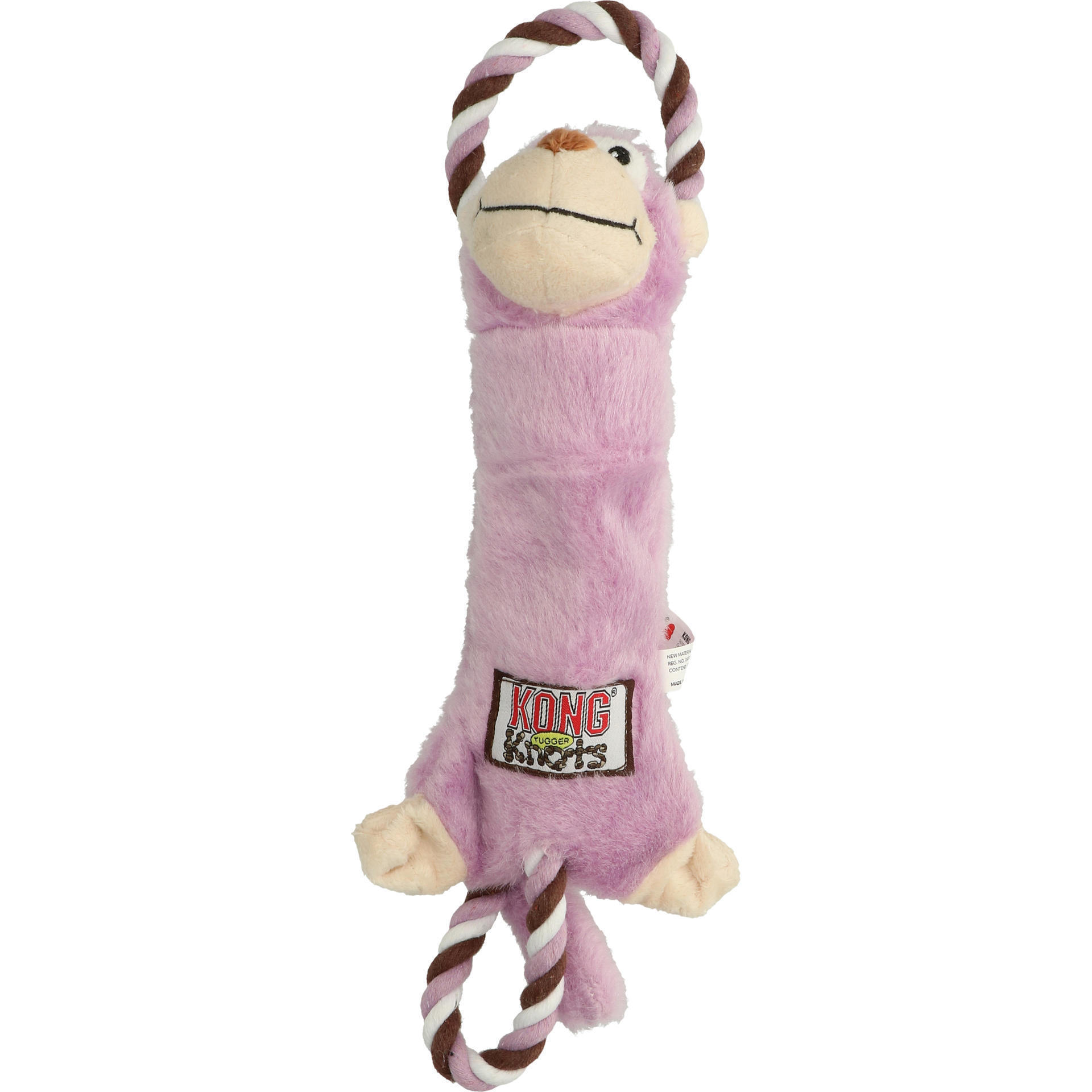 Tugger Knots monkey S plush dog toy