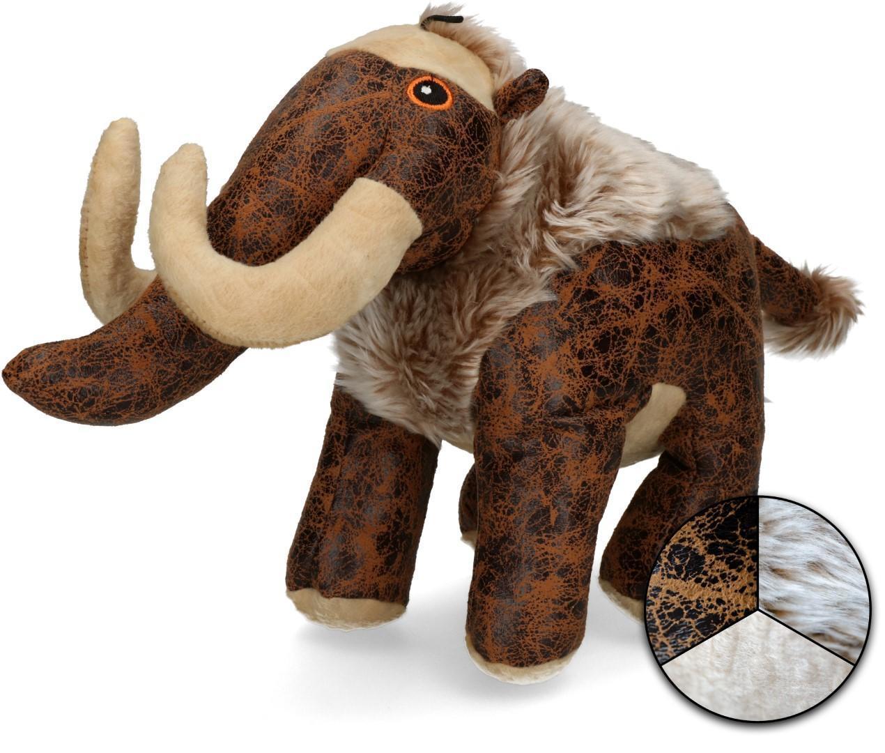Mammoth soft material brown dog toy