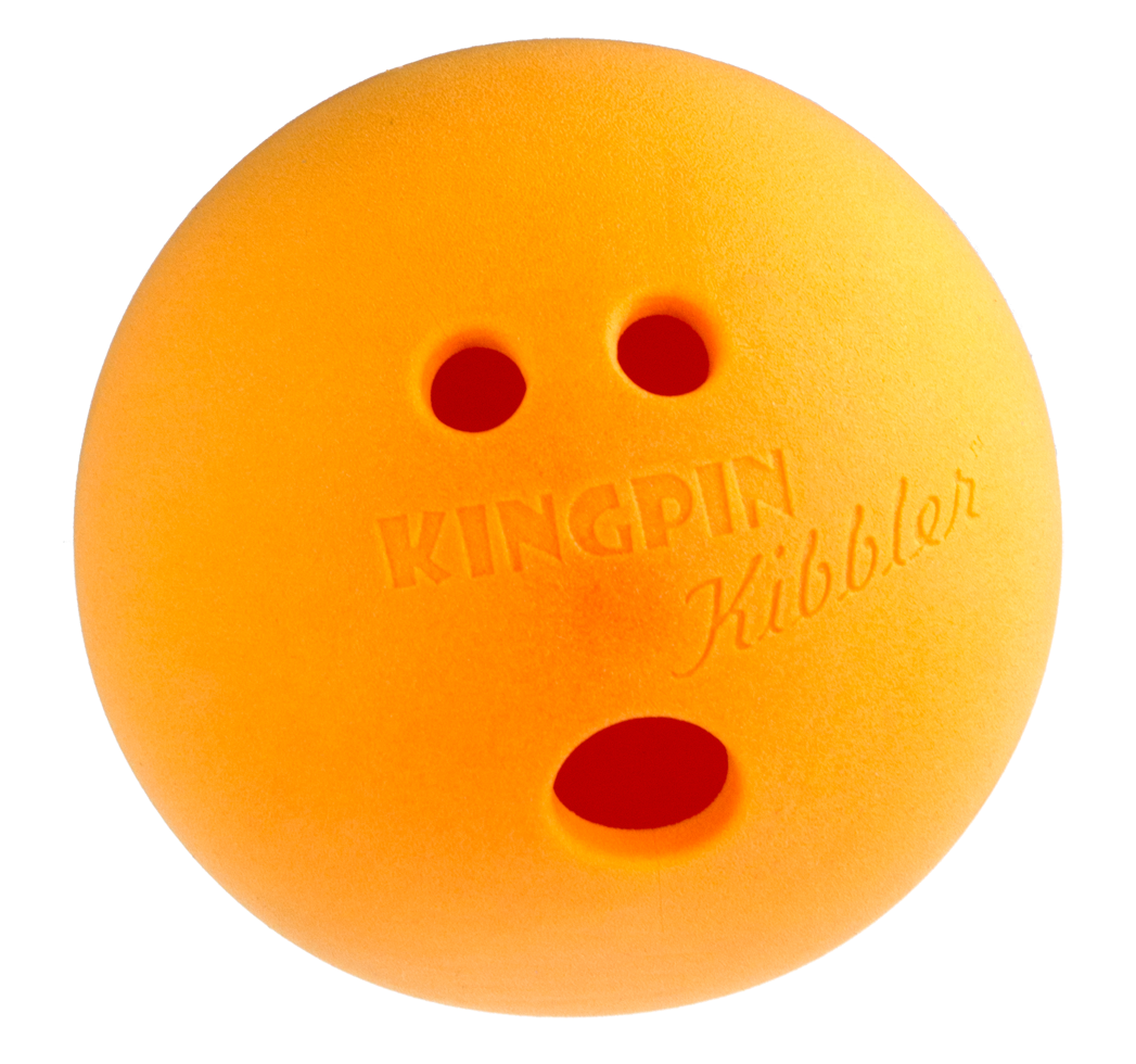 Mini bowling ball for dogs 15cm orange