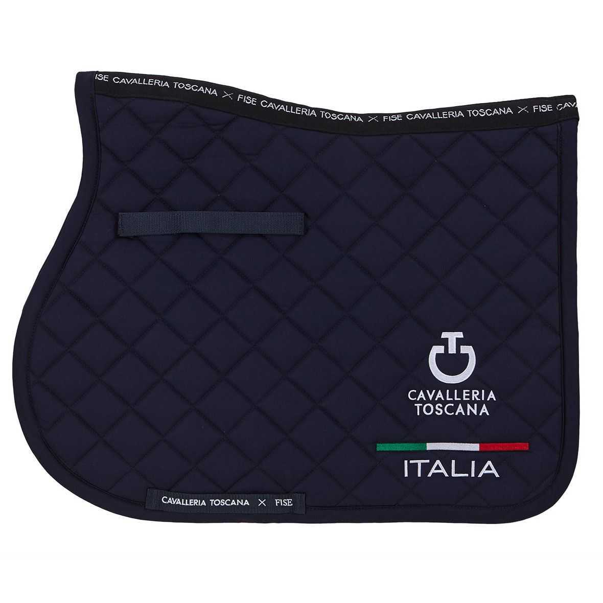 C T x FISE jumping saddle pad