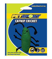 Cat Root Cricket Green cat toy