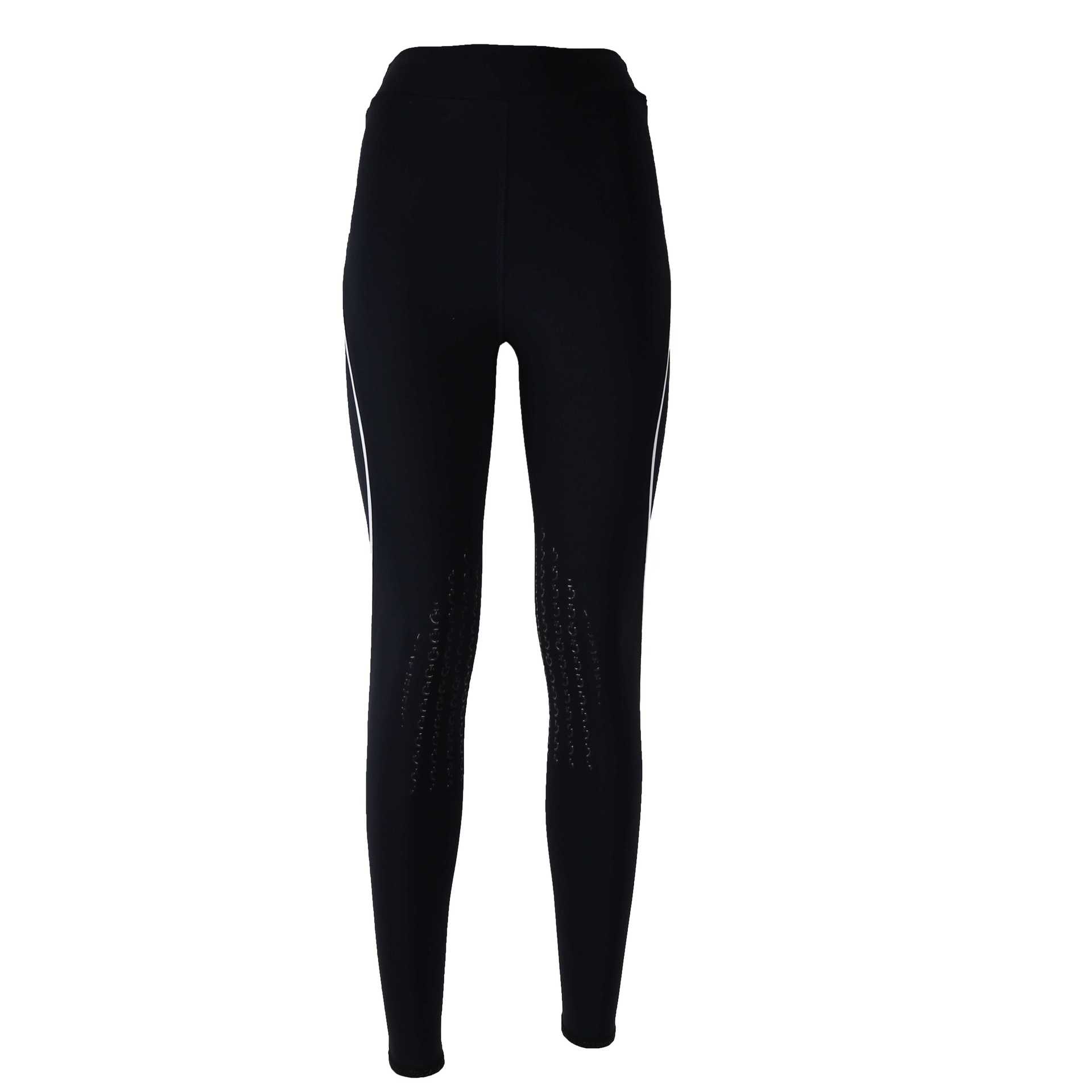 Perforated women  riding tights