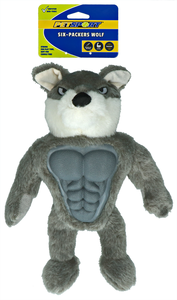 Six Packers wolf plush toy dog toy