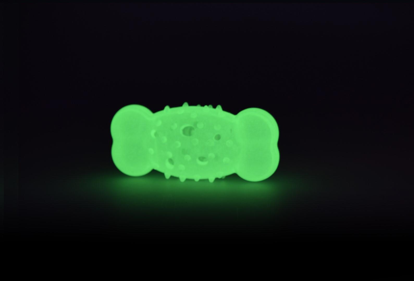 Light up tracking bone dog toy chew toy