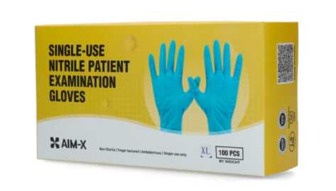 Disposable hygienic head gloves XL (9-10)