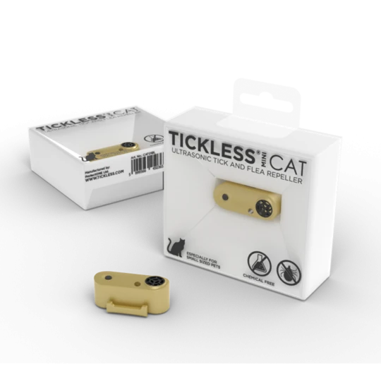 Cat ultrasonic gold color flea tick alarm