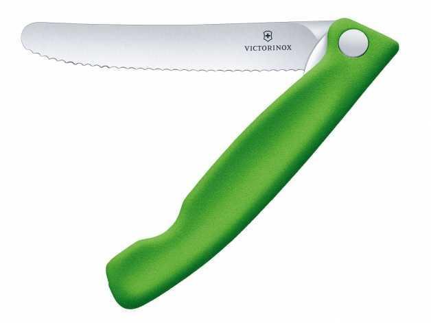 Swiss Classic serrated folding knife 6.7836.F4B