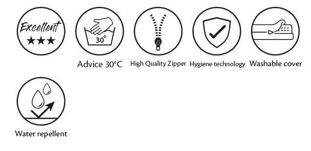 Manchester bed pillow L