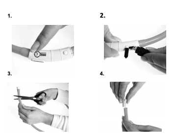 Collar flashing lighted LED USB white 70 cm dog cat