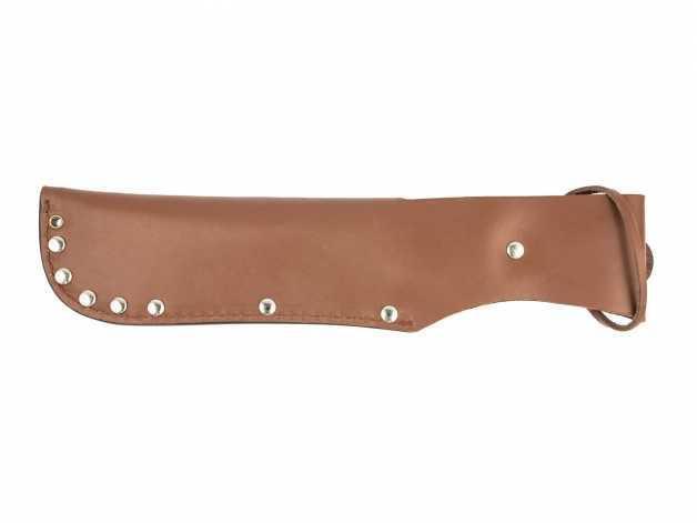 Military knife in a leather sheath
