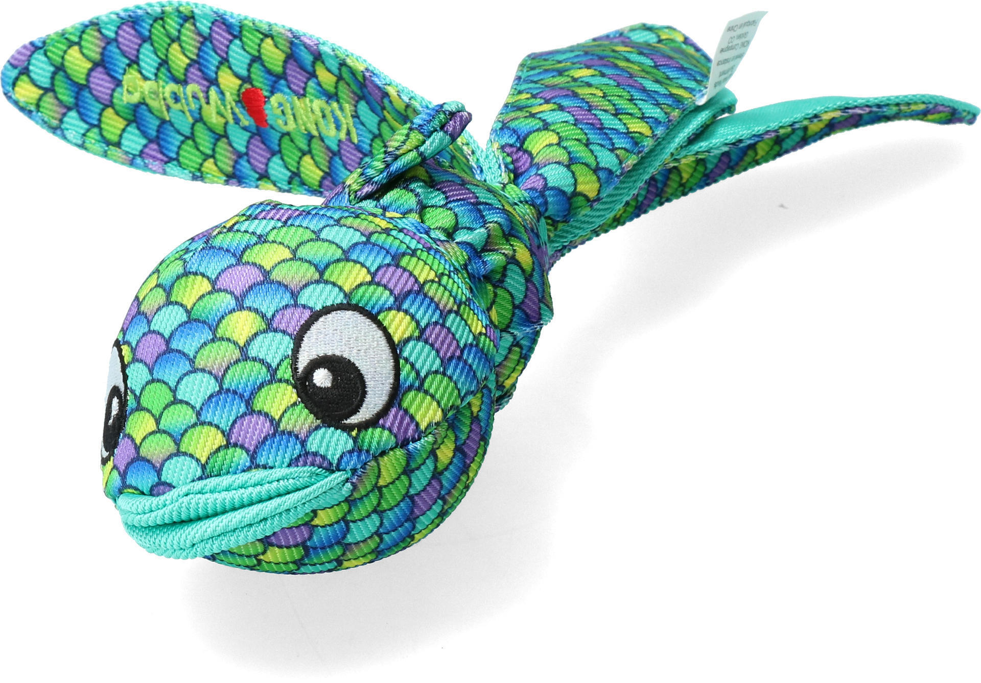 Wubba Finz strong dog toy fish blue XL