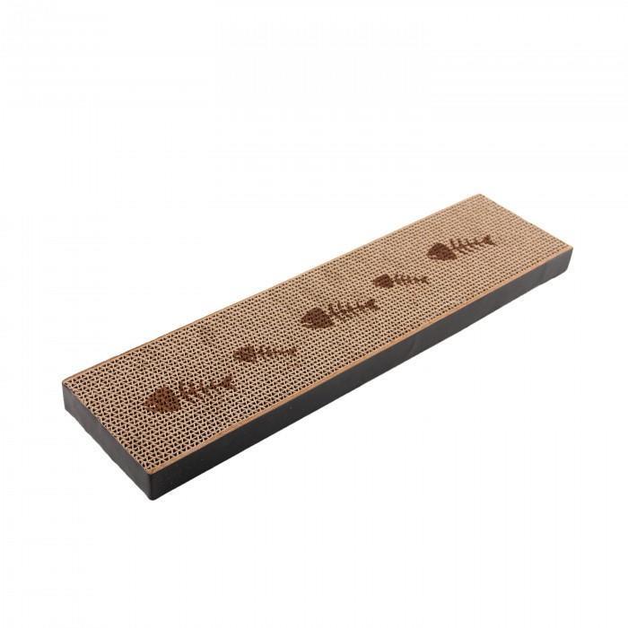 Cardboard scraper Normal 44x11cm with cat's root