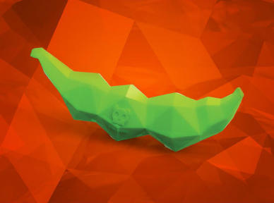 giant green bean dog toy chew toy