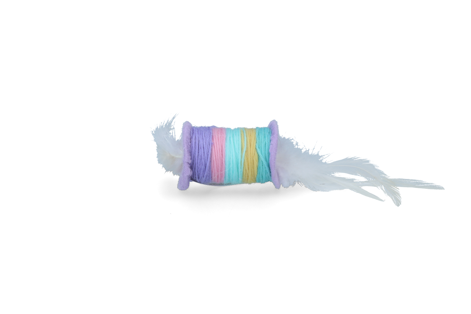 Knotty Habit - Yarn feather cat toy