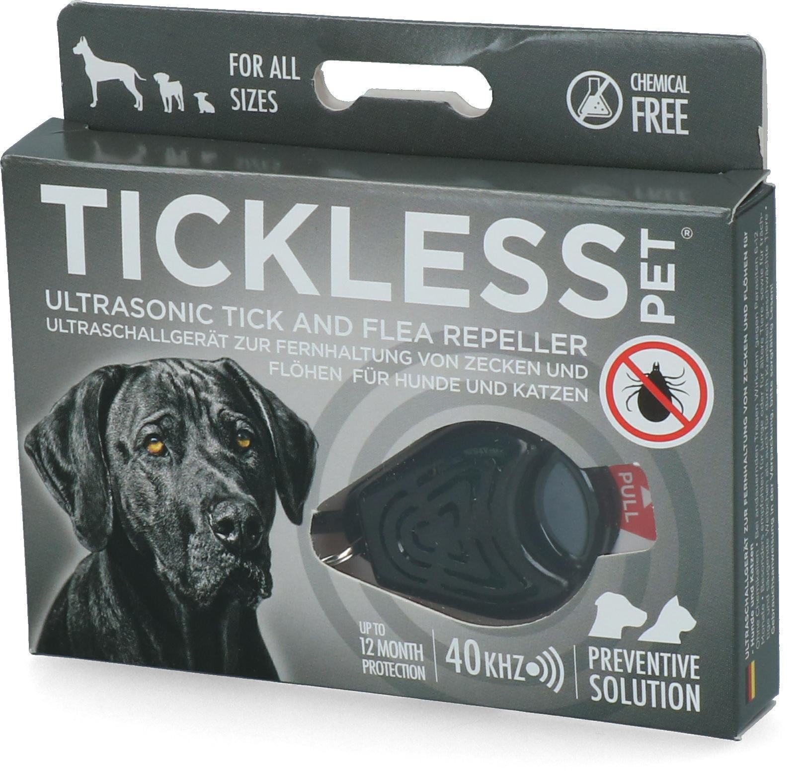 Ultrasonic alarm against flea ticks for dogs cats