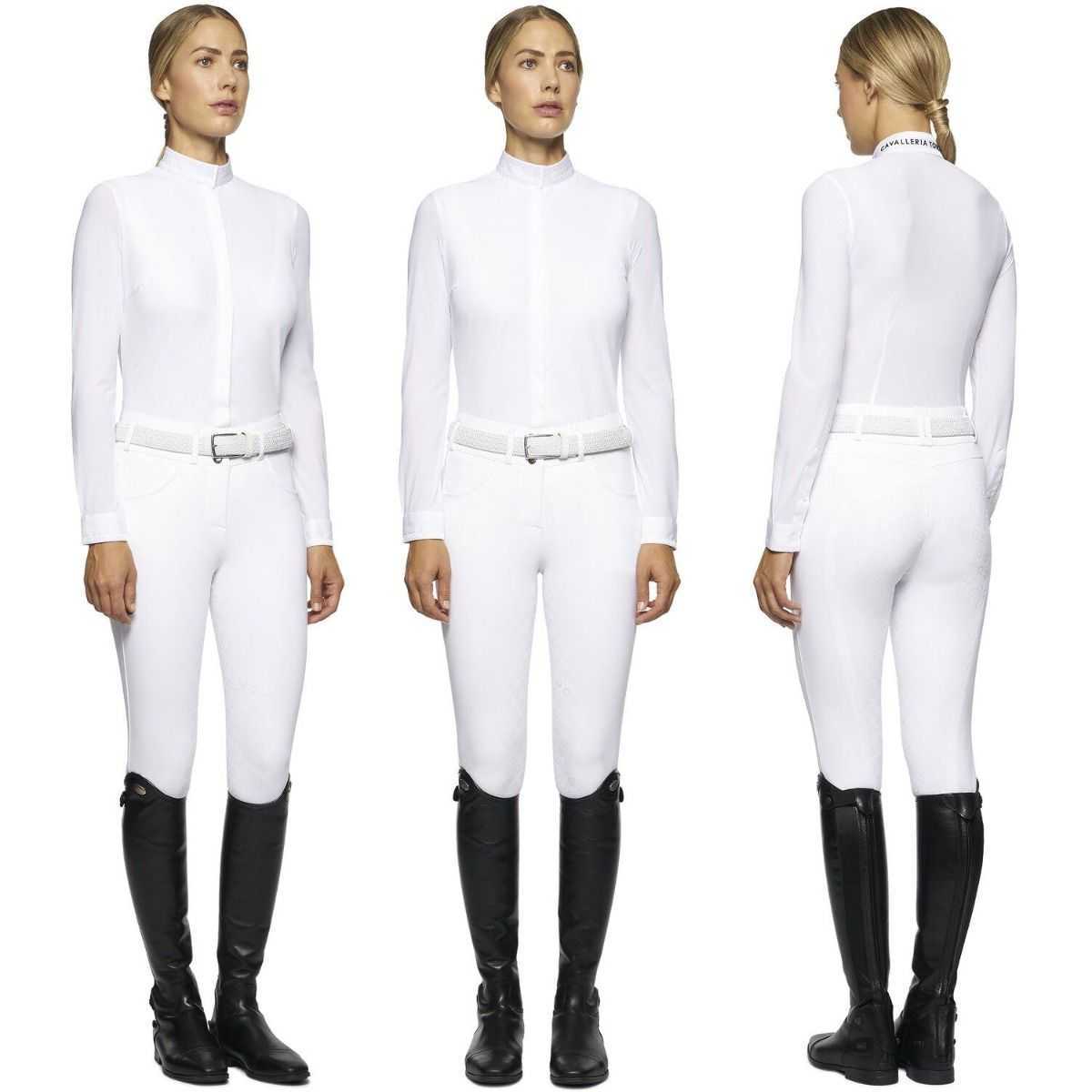 Long sleeve rider woman competition shirt