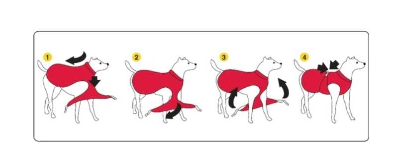 Flea and tick jacket 4xs-S