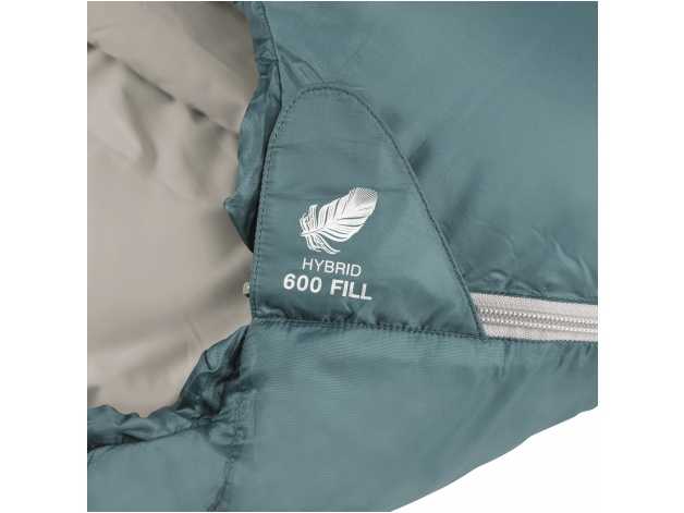 Gully 600 hiking sleeping bag for left-handers
