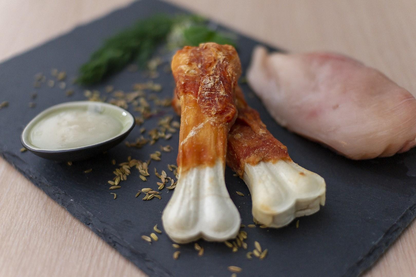 Pressed chicken bone 12,5 cm 2 pieces