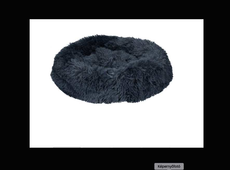 Plush dog bed XL