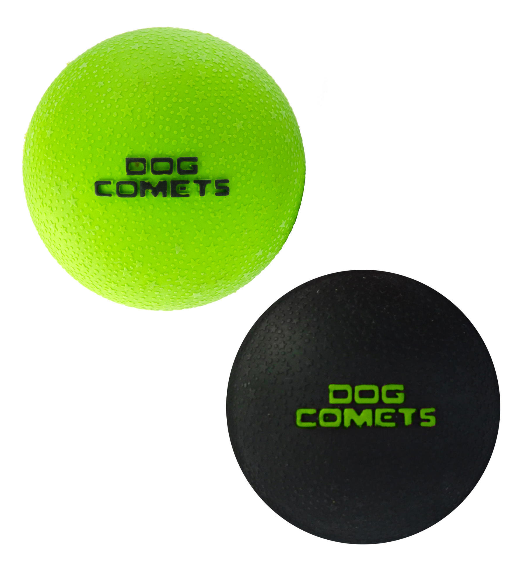 Stardust dog ball M neon green