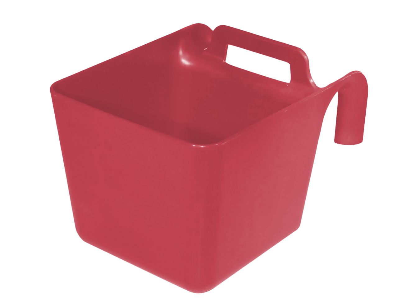 feeding trough green vertical 11 l with plastic stable animal housing feeding drinking technology