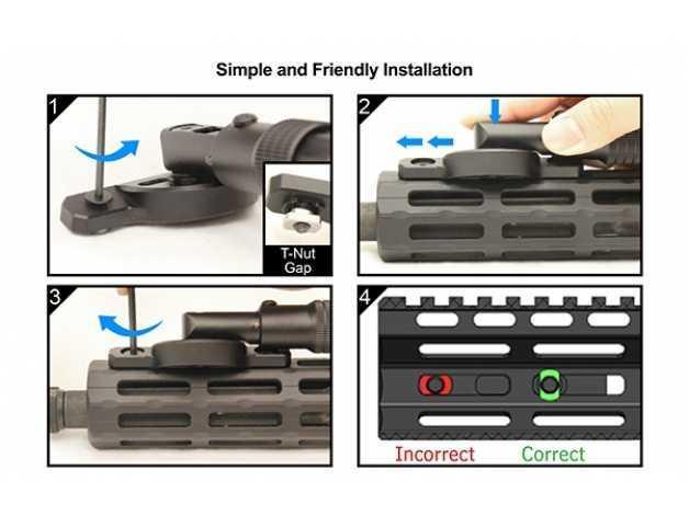 Recon Flex 8-12 M  bipod folding