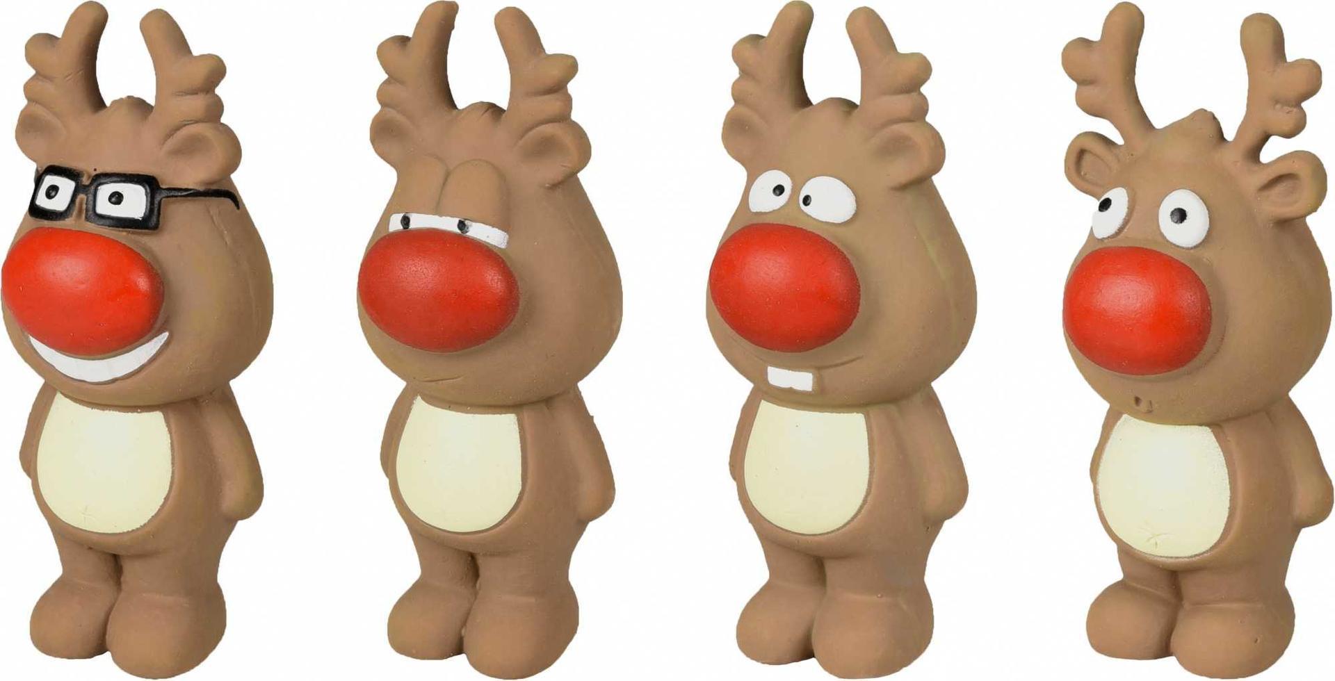 Christmas latex reindeer dog toy chew toy