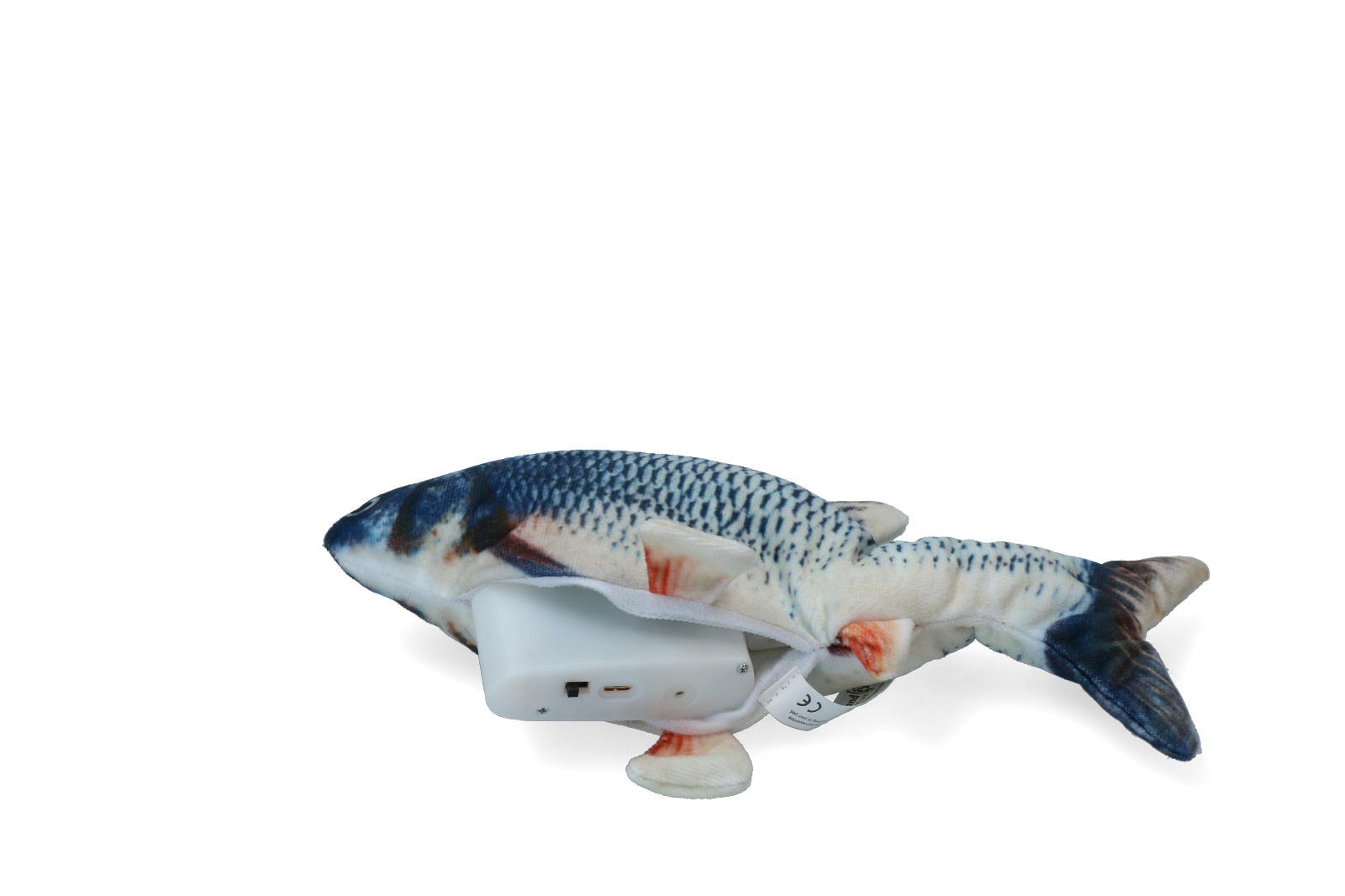 Carp stuffed with catnip cat toy