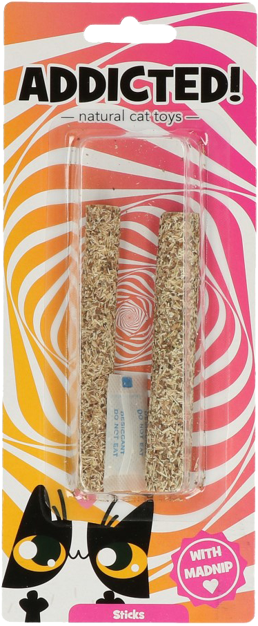 Sticks with 2 cat roots cat toy