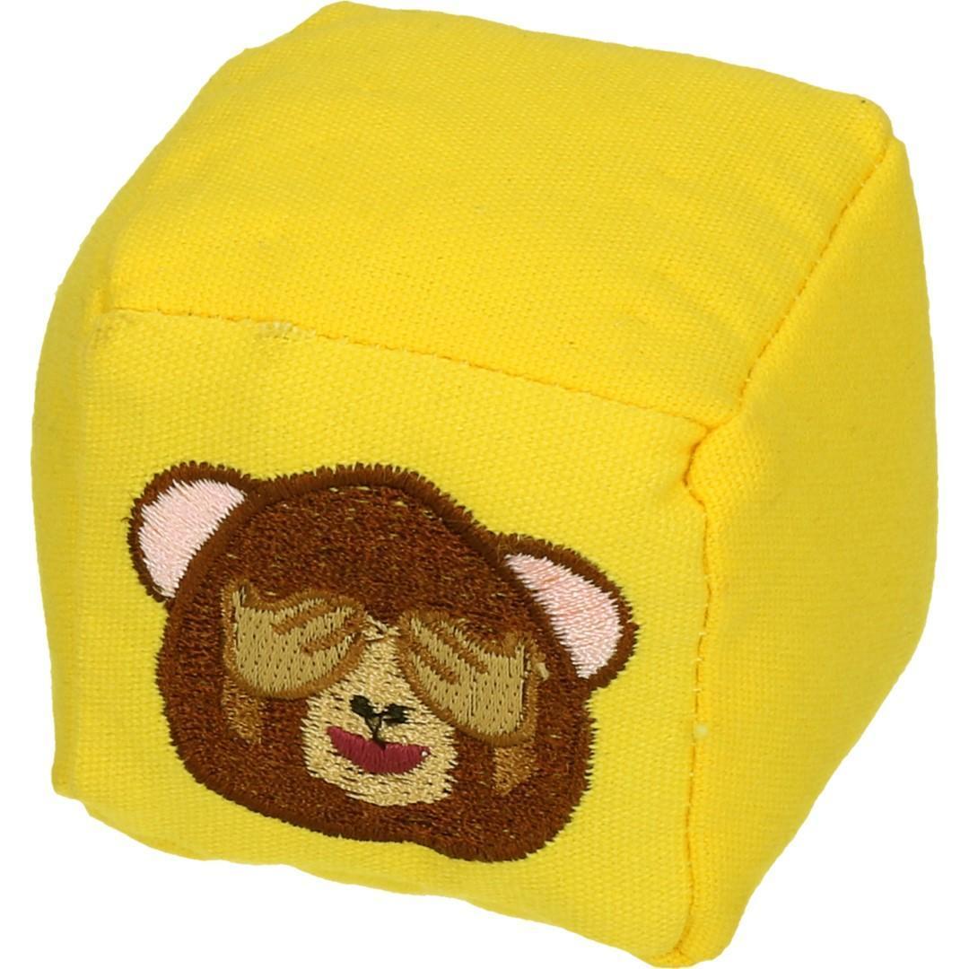 Emoji Cat Cube Monkey with cat root plush cat toy