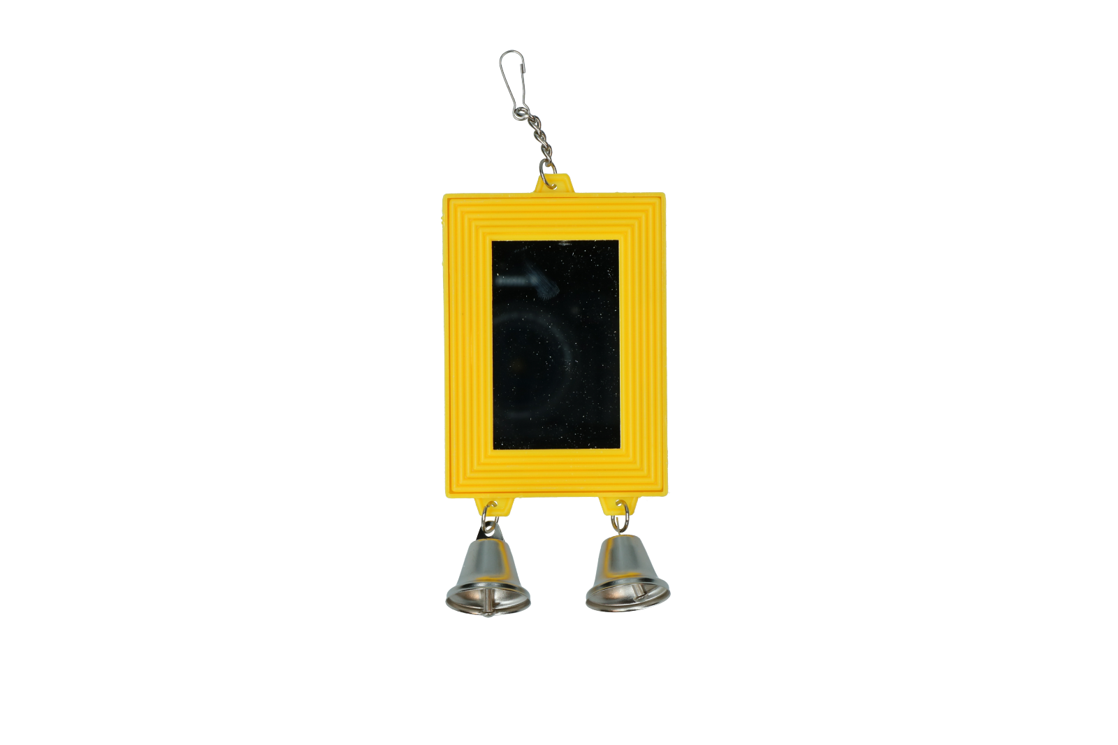 Bird mirror with bell Parrot mirror
