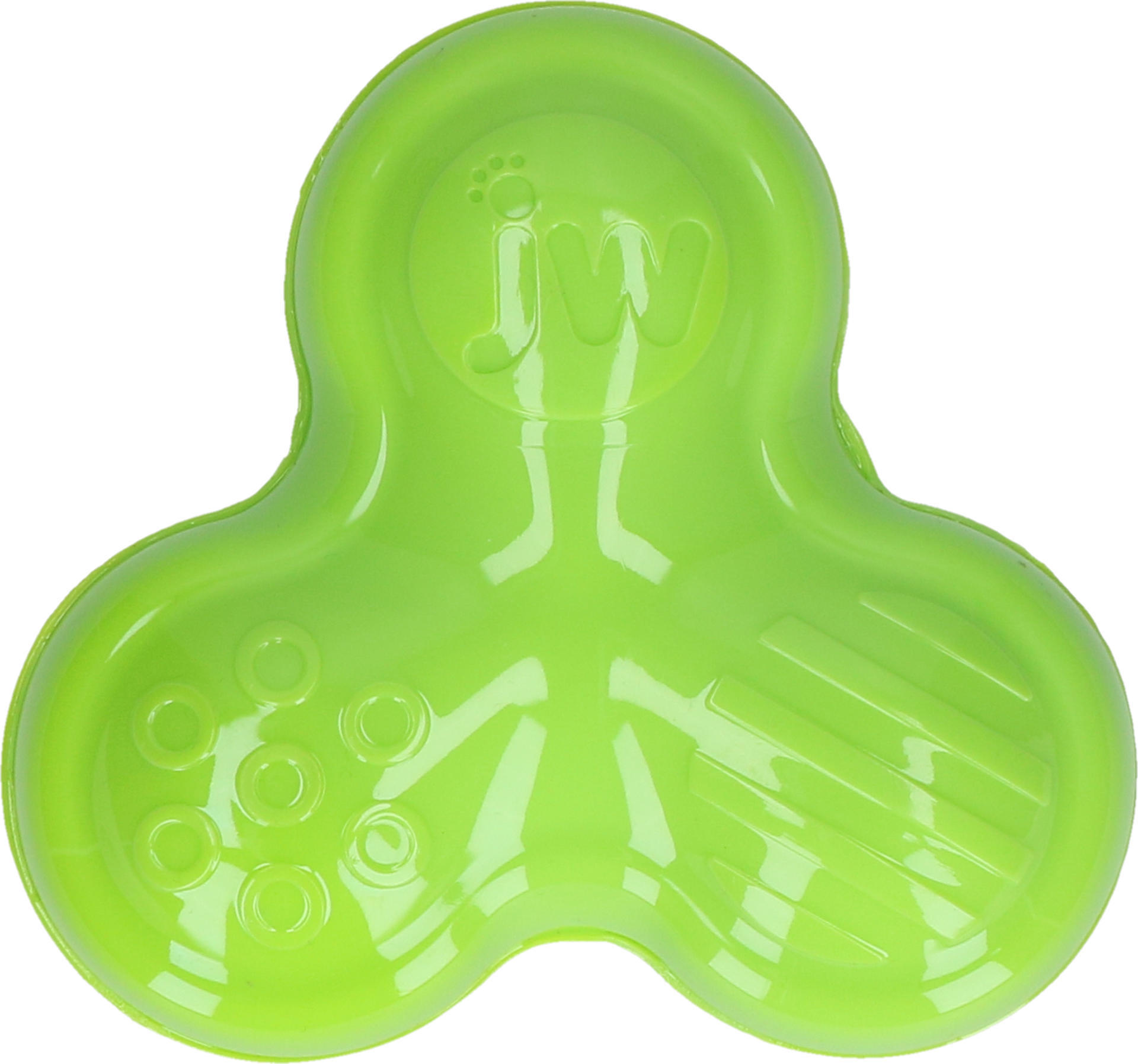 beeping dog toy green