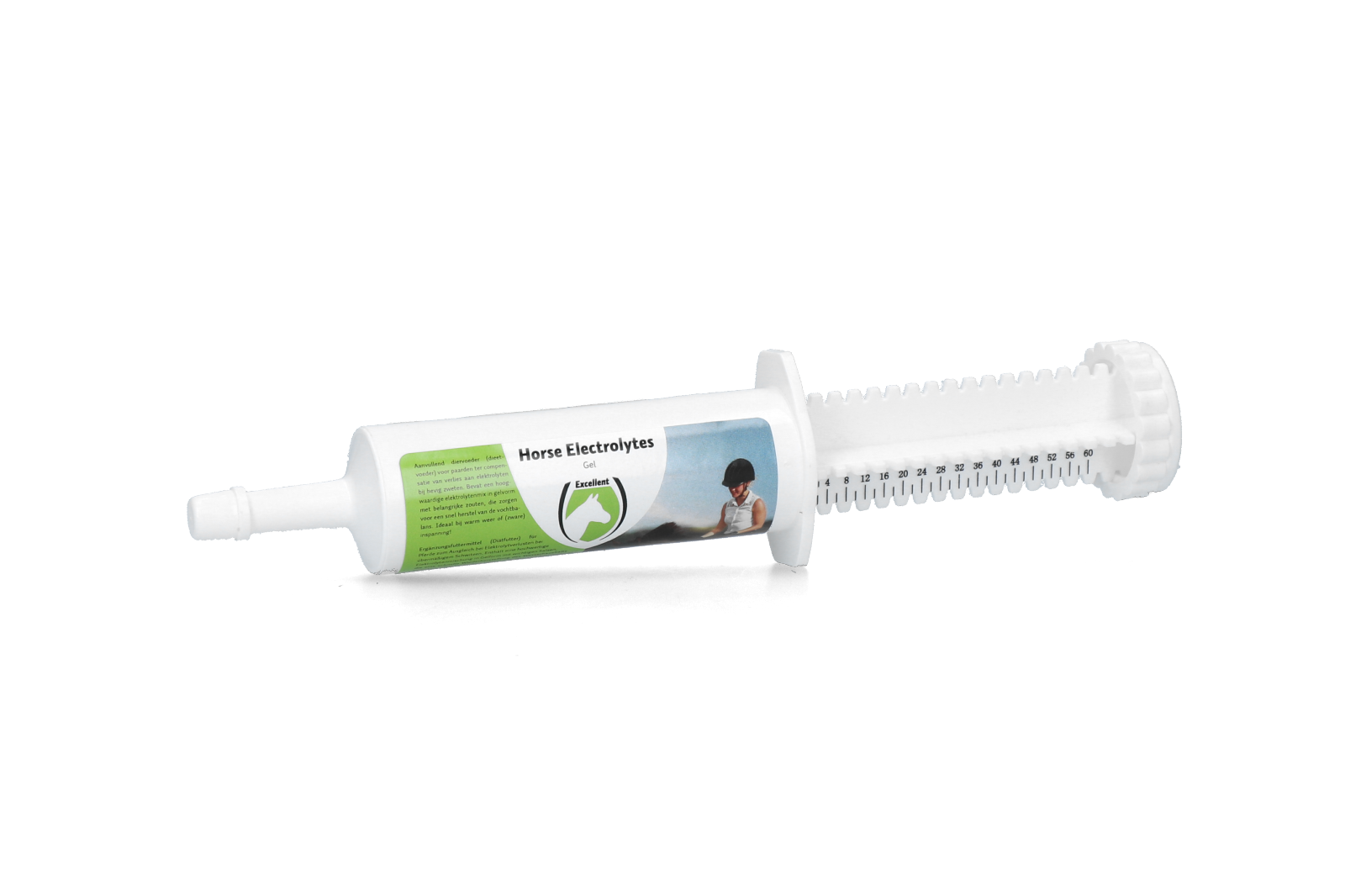 Electrolyte gel injector, horse health