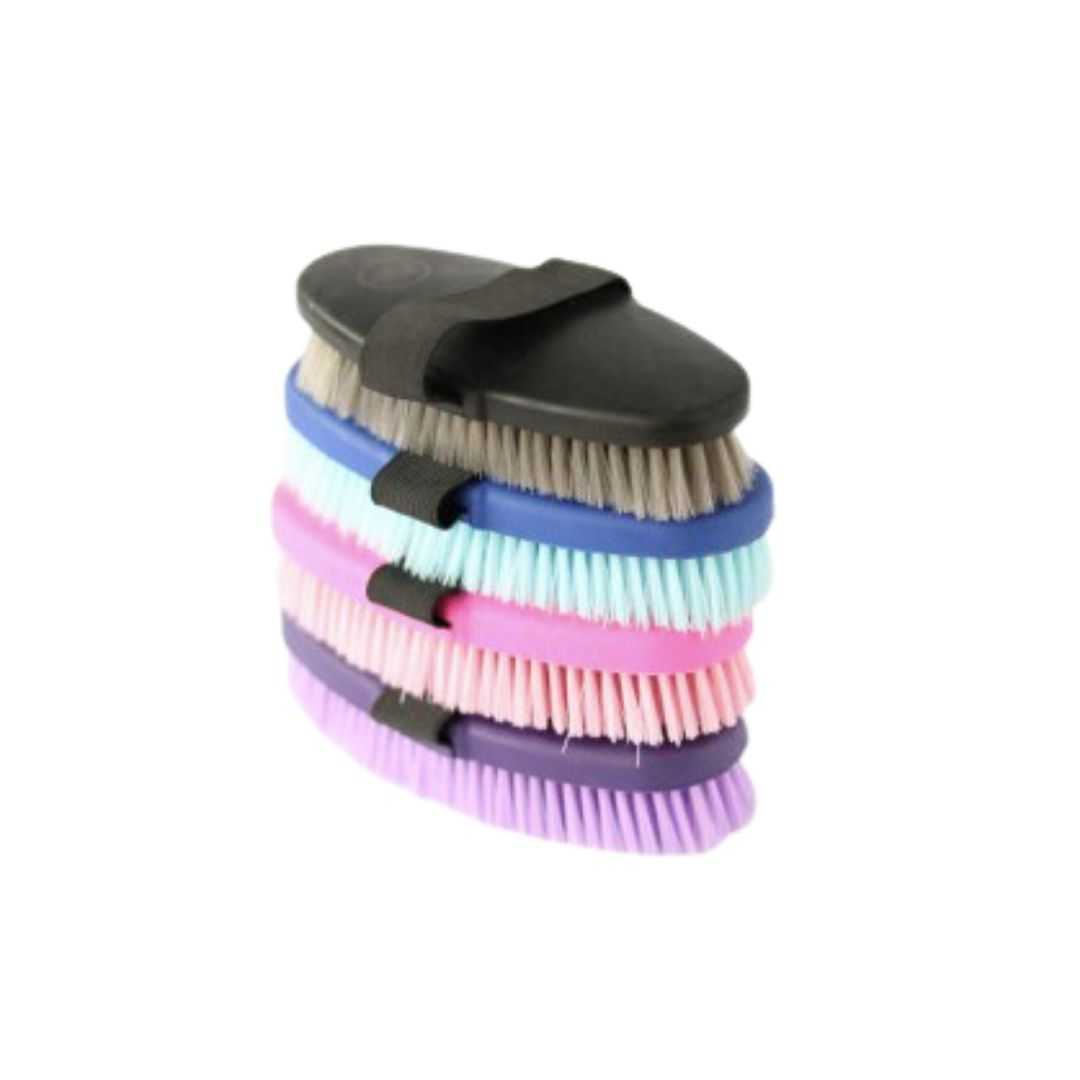 Body brush for horse
