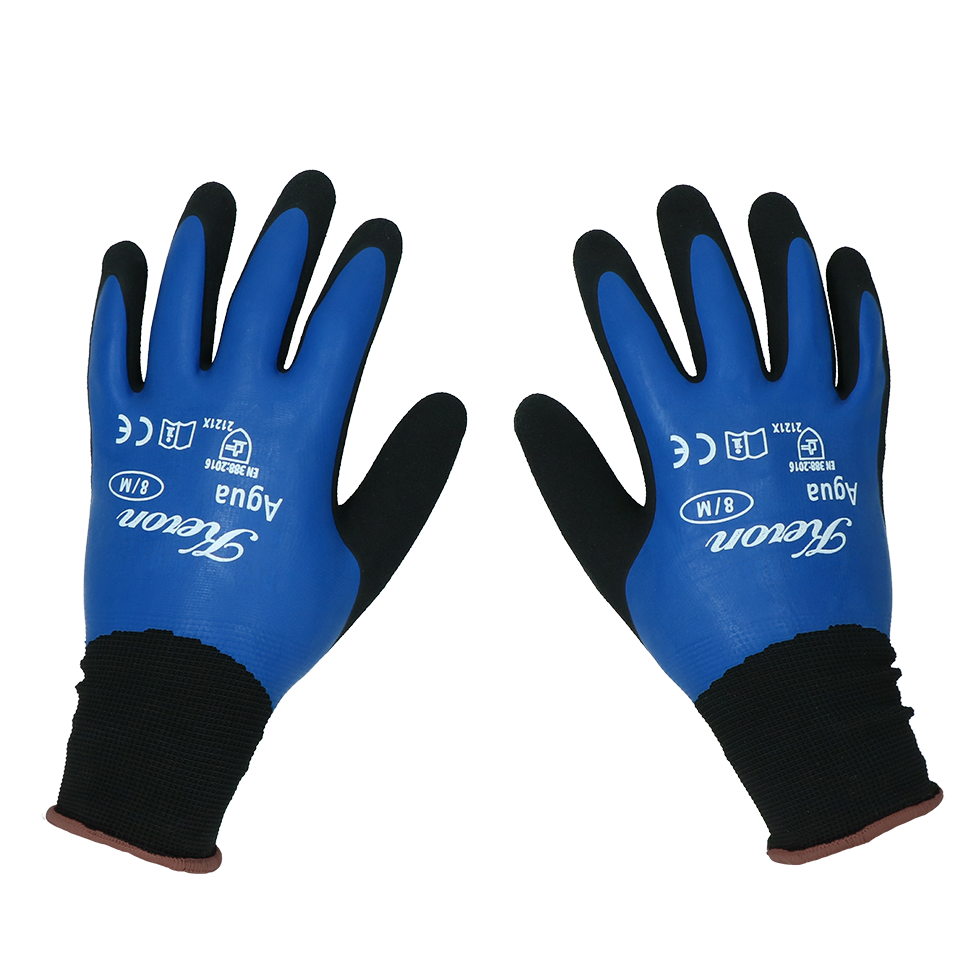 Kero Glove finely knitted nylon gloves Aqua 7 (S) Hygiene cleaning Epidemic protection Personal hygiene
