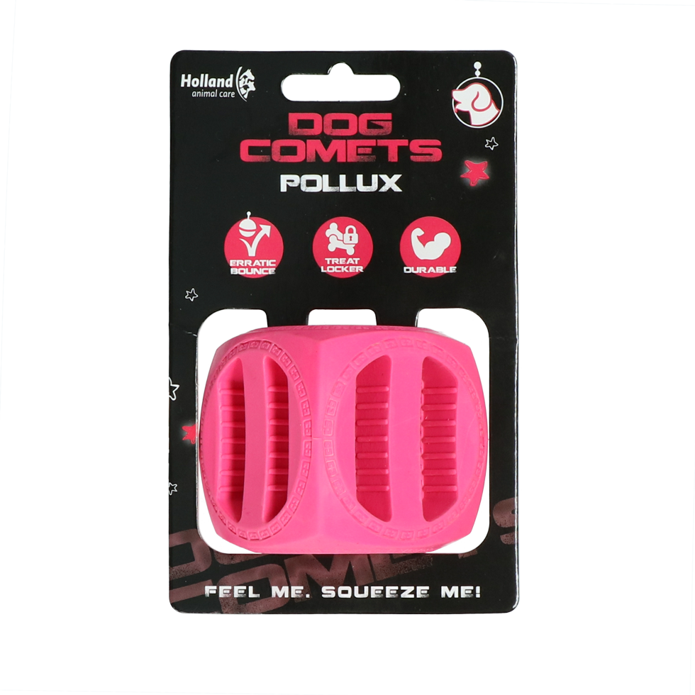 Pollux dice pink dog toy