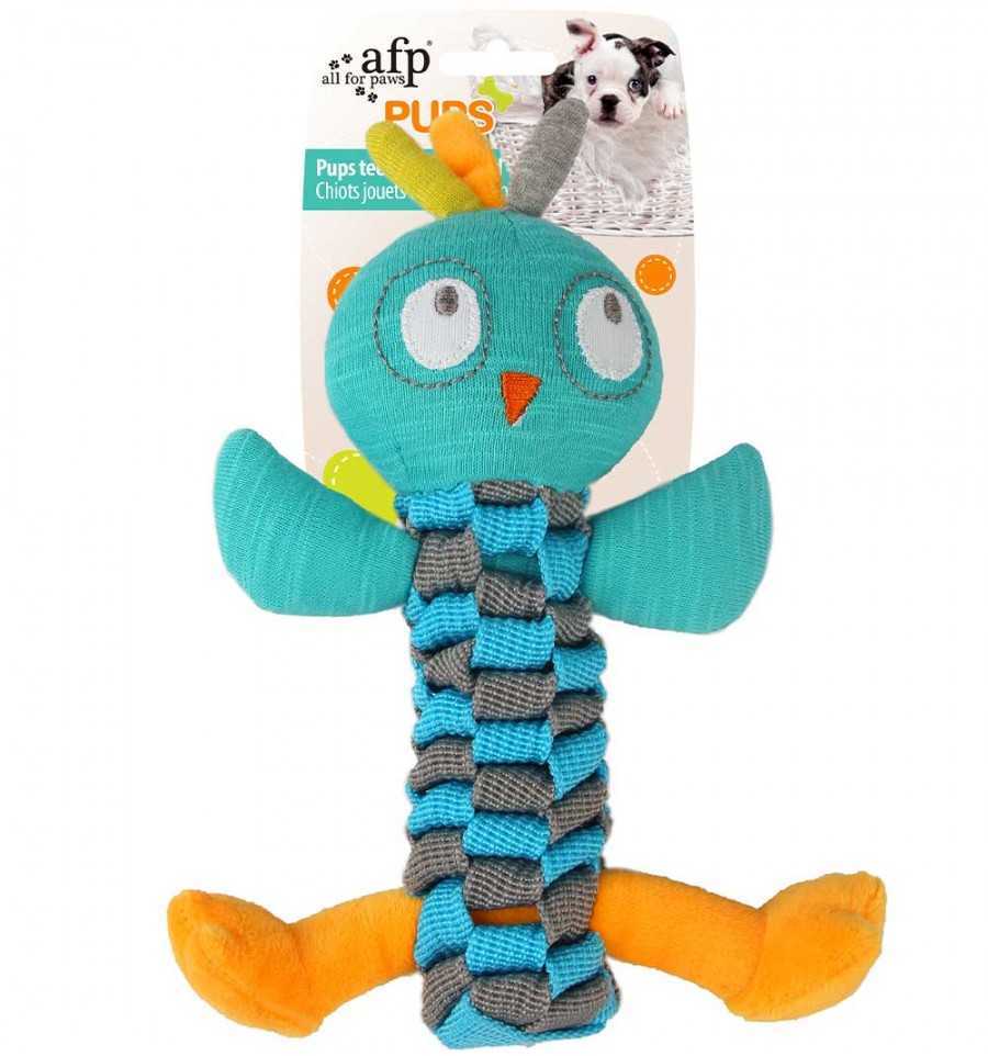 Dog toy with bird shape