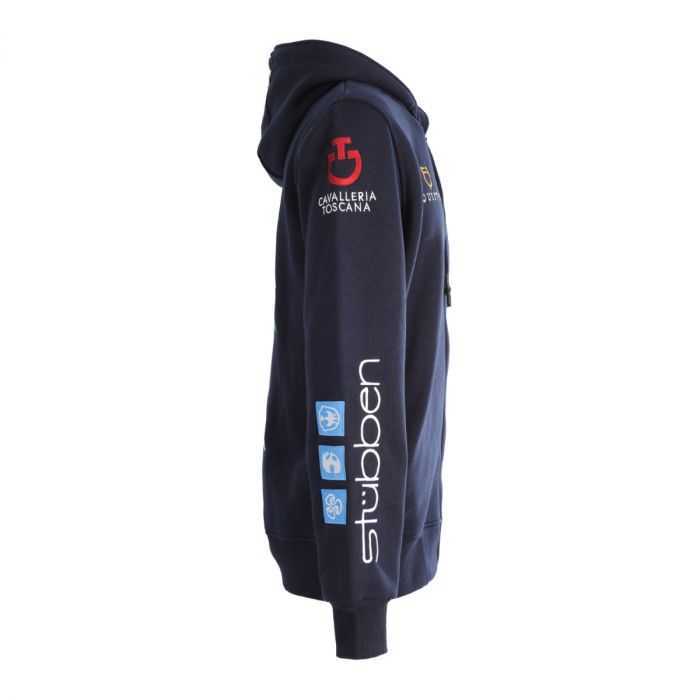 Multilogo men's riding sweatshirt