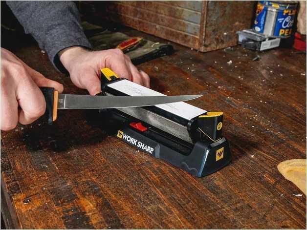 Benchstone knife sharpener