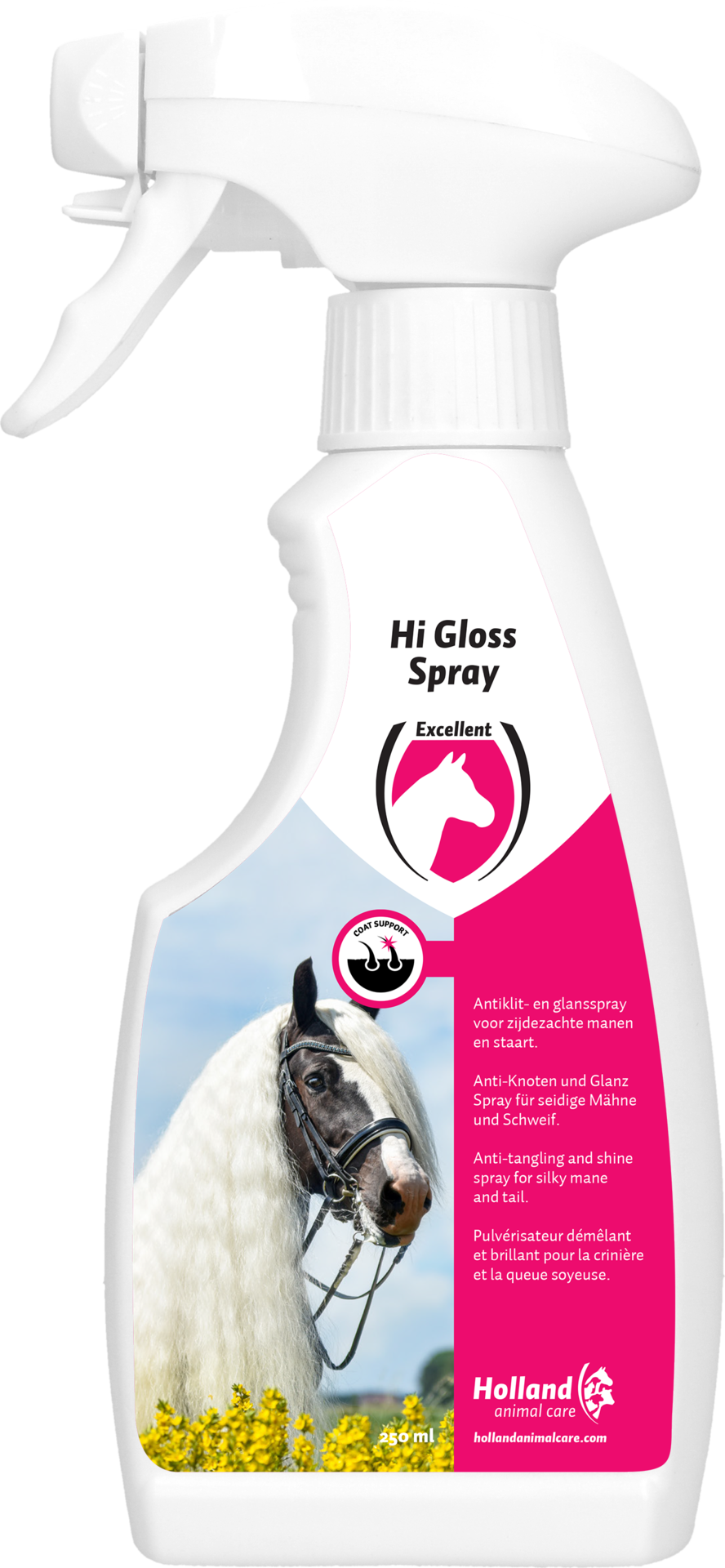 Tail and mane care for horse