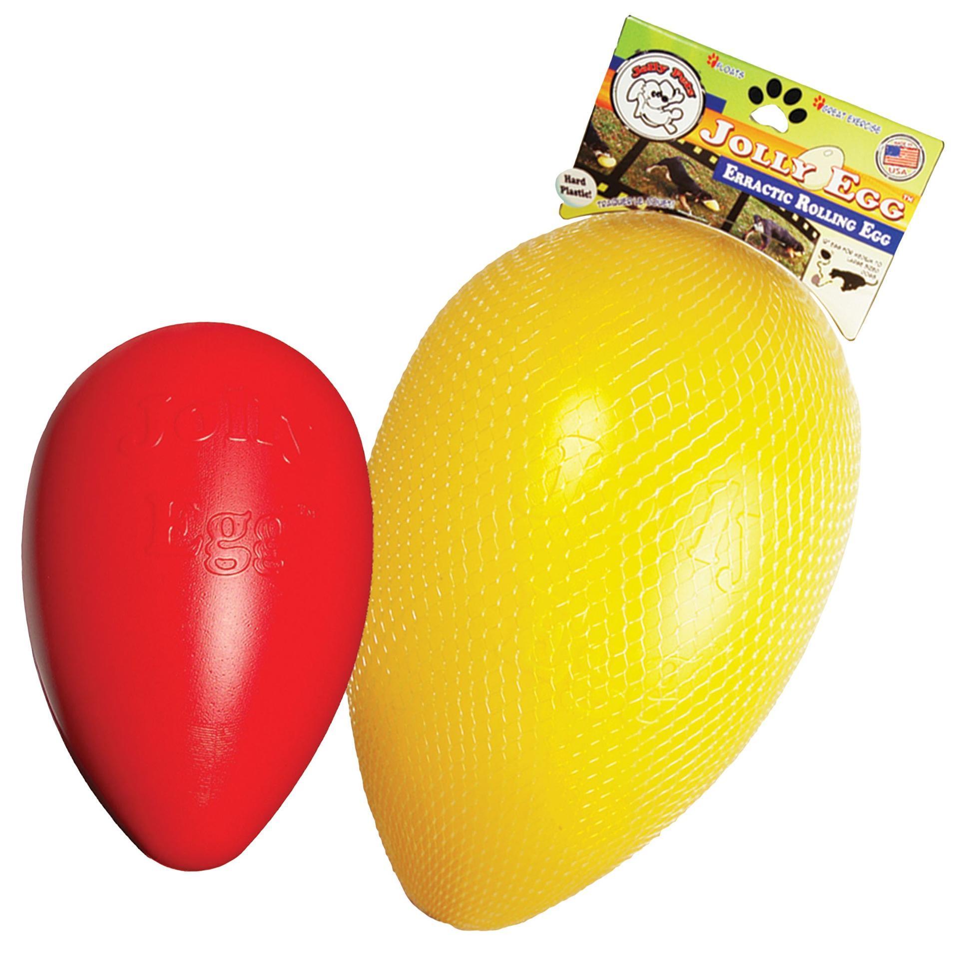 egg-shaped 20 cm yellow dog toy