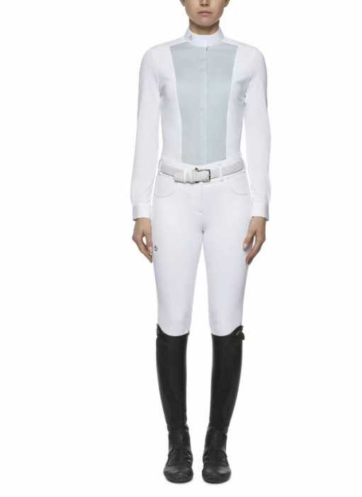 Women's micro perforated long-sleeved rider shirt CT