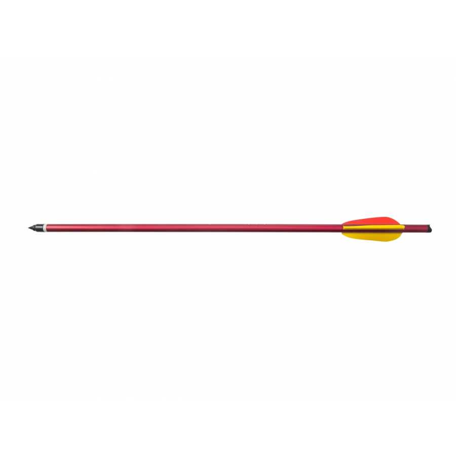 Aluminum arrow 16in 5 pcs red.