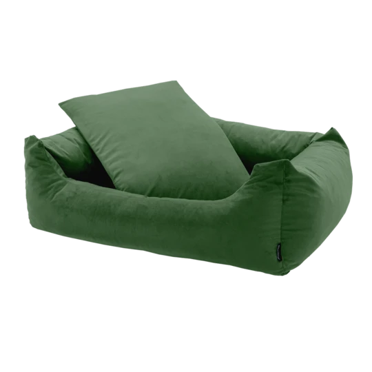 Velour dog bed L