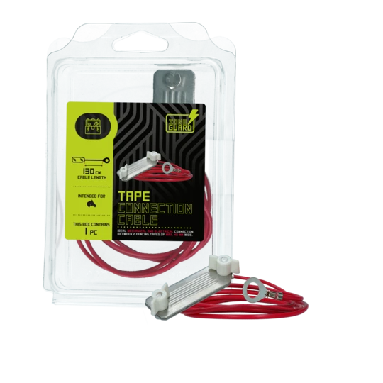 Tape connection cable 130 cm for livestock electric shepherd