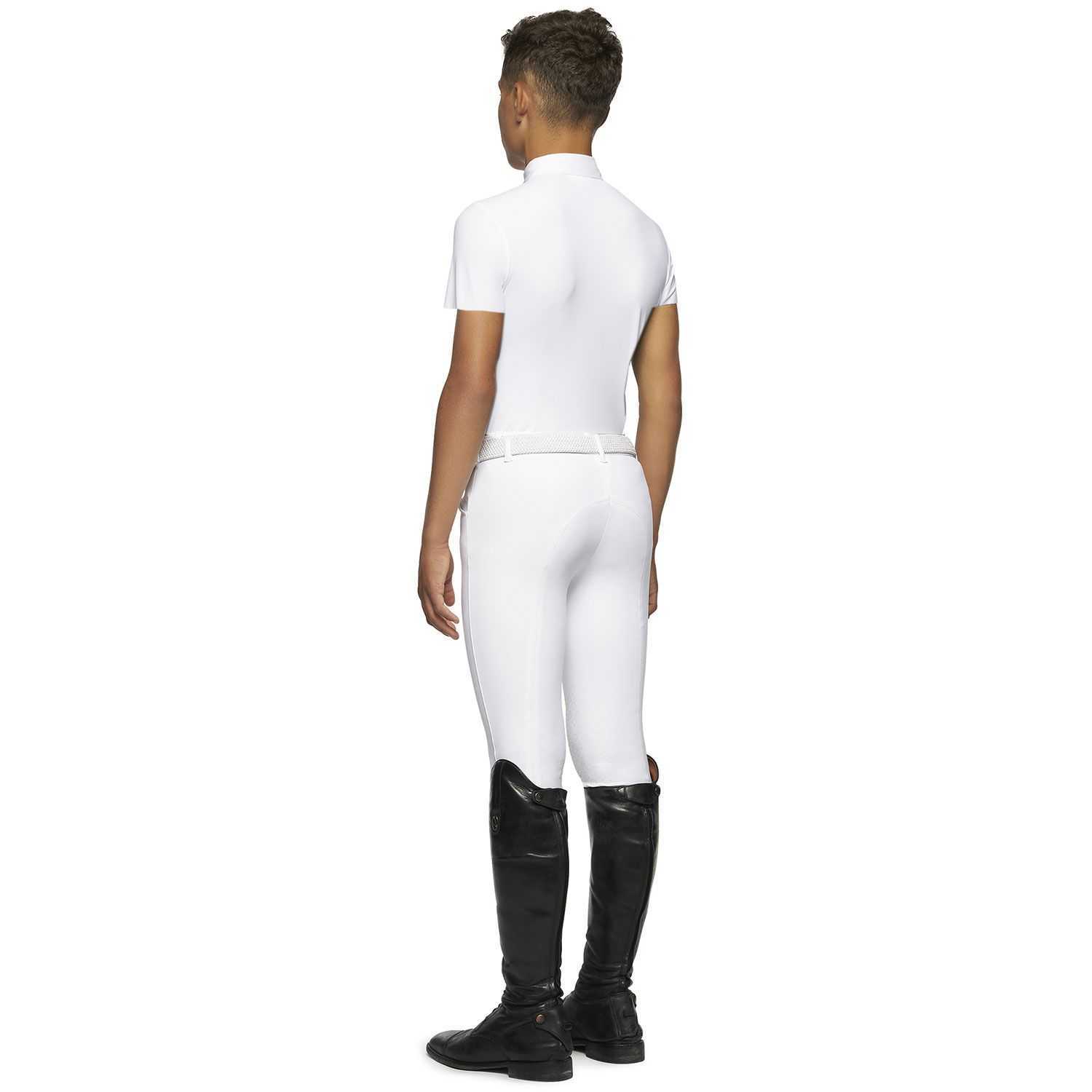 Horse Riding Competition Polo  Flock Print Pocket