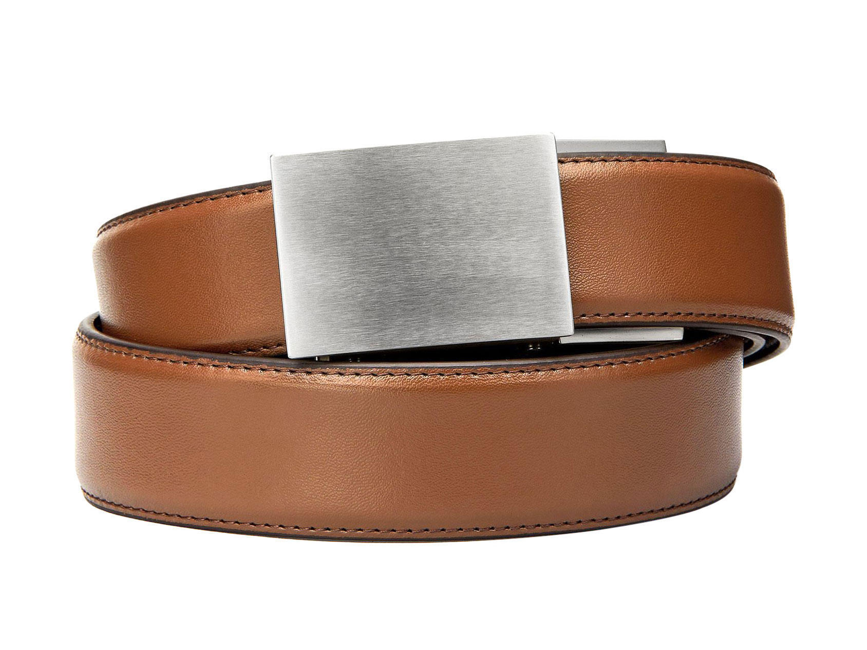 Leather trouser belt