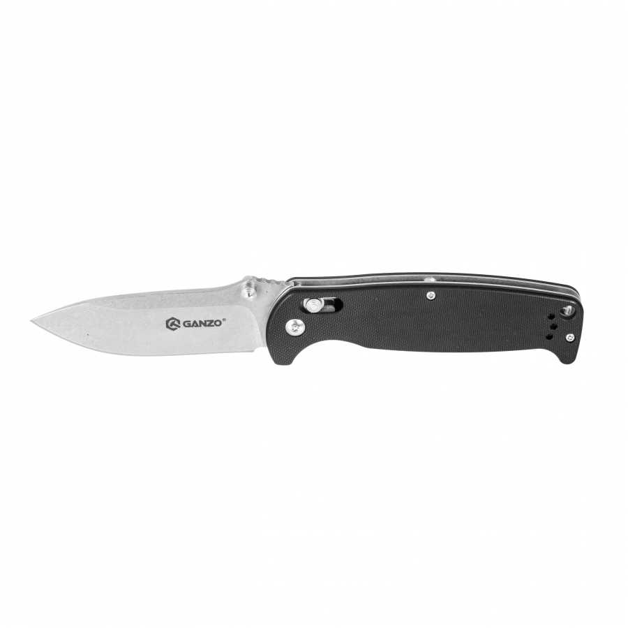 G7412-BK-WS folding knife with whistle