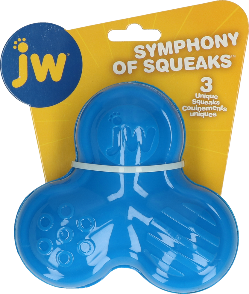 musical chew toy blue dog toy